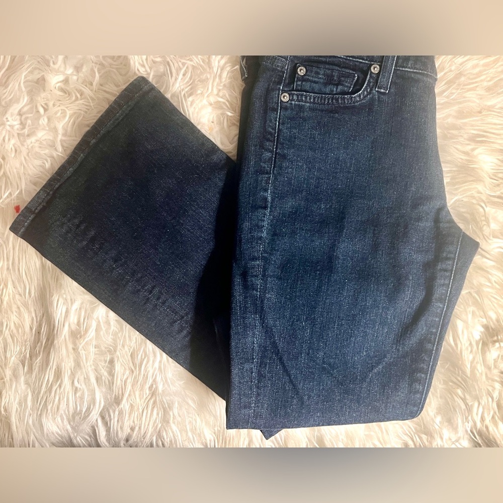 7 for All Mankind Original Bootcut in Dark Blue Wash! Sz 28! Y2K Chic!